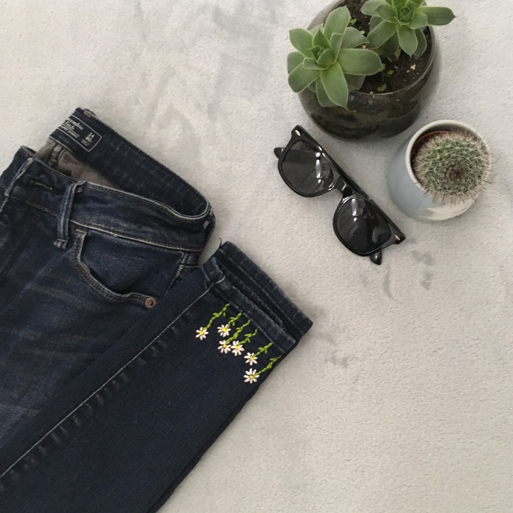 Abercrombie and Fitch Low-Rise Jeans